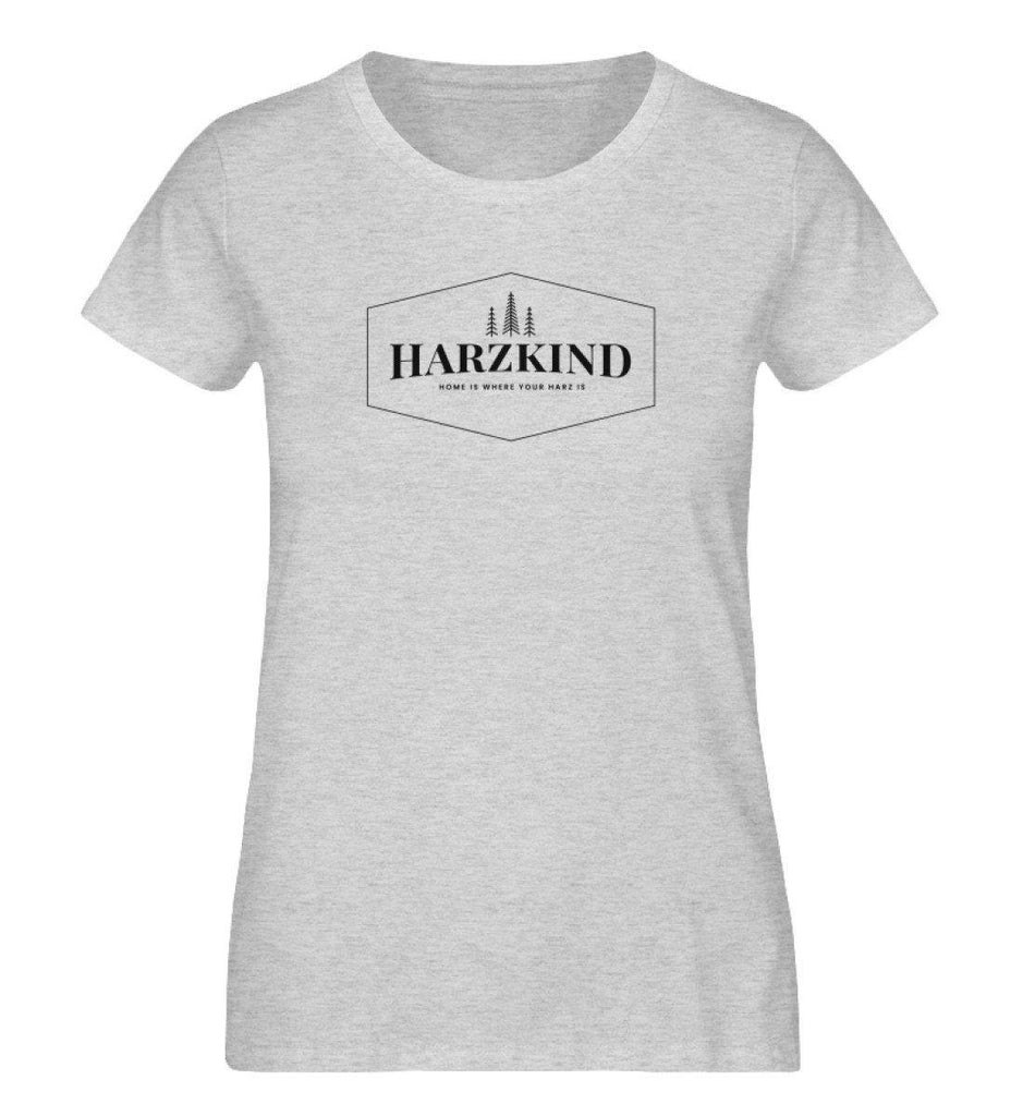 Damen Shirt Statement - Damen Organic Melange Shirt - HARZKIND - Der Shop