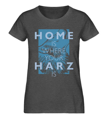 HARZKIND T-Shirt Damen HIWYHI Blue Wolf - beidseitig bedruckt - HARZKIND - Der Shop