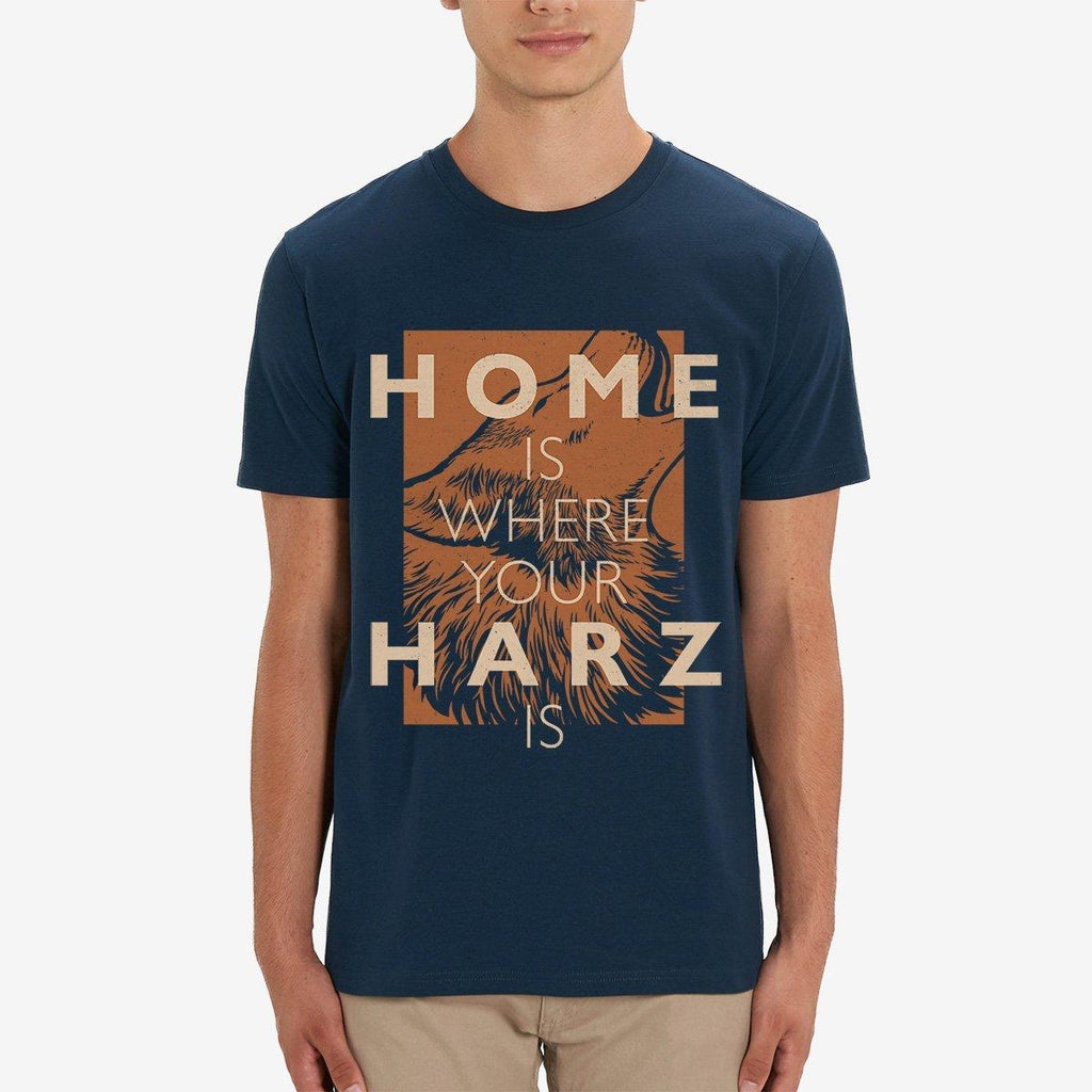 HARZKIND T-Shirt HIWYHI Wolf Navy Unisex - nicht tailliert - HARZKIND - Der Shop
