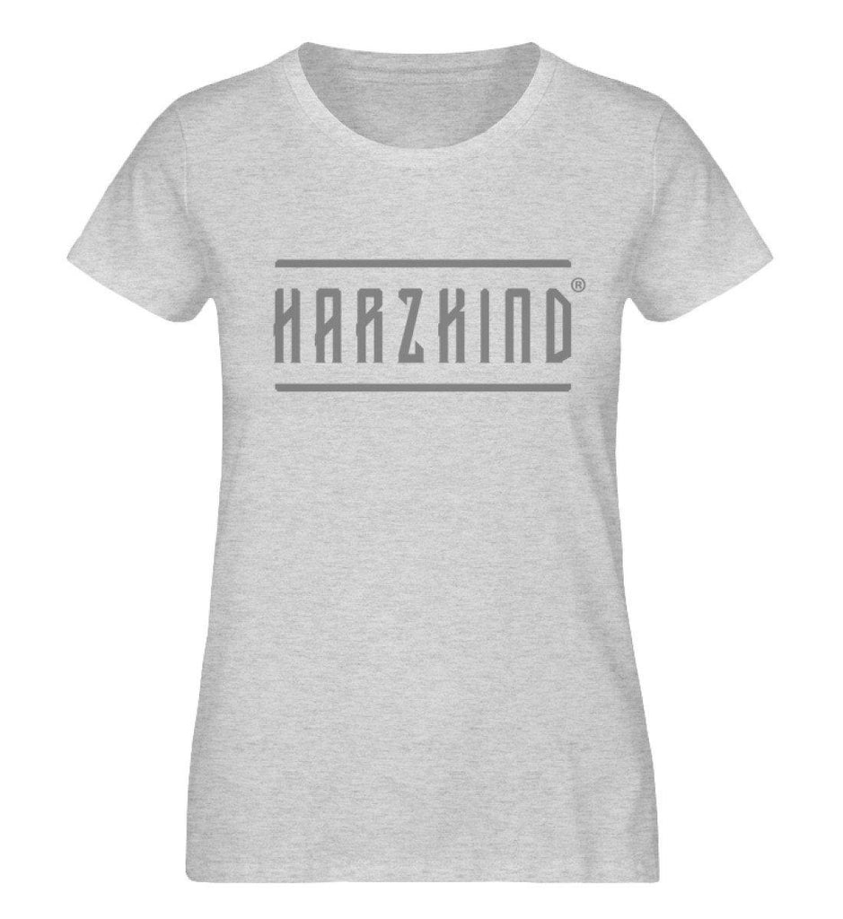 HARZKIND T-Shirt Damen Logo Melange (dunkel- oder hellgraues Shirt) - HARZKIND - Der Shop